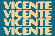 Vicente Typeface, a Sans Serif Font by Bone Idle Goods (Thumbnail 1 of 3)