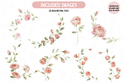 Soft Pink Watercolor Flowers, an Illustration by TatiMockup (Thumbnail 3 of 4)