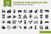 Farm and agriculture icons, an Icon by JuliaMalinovskaya (Thumbnail 1 of 3)