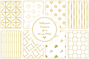The Mega Gold Bundle, a Pattern Graphic by HMJS Designs (Thumbnail 3 of 5)