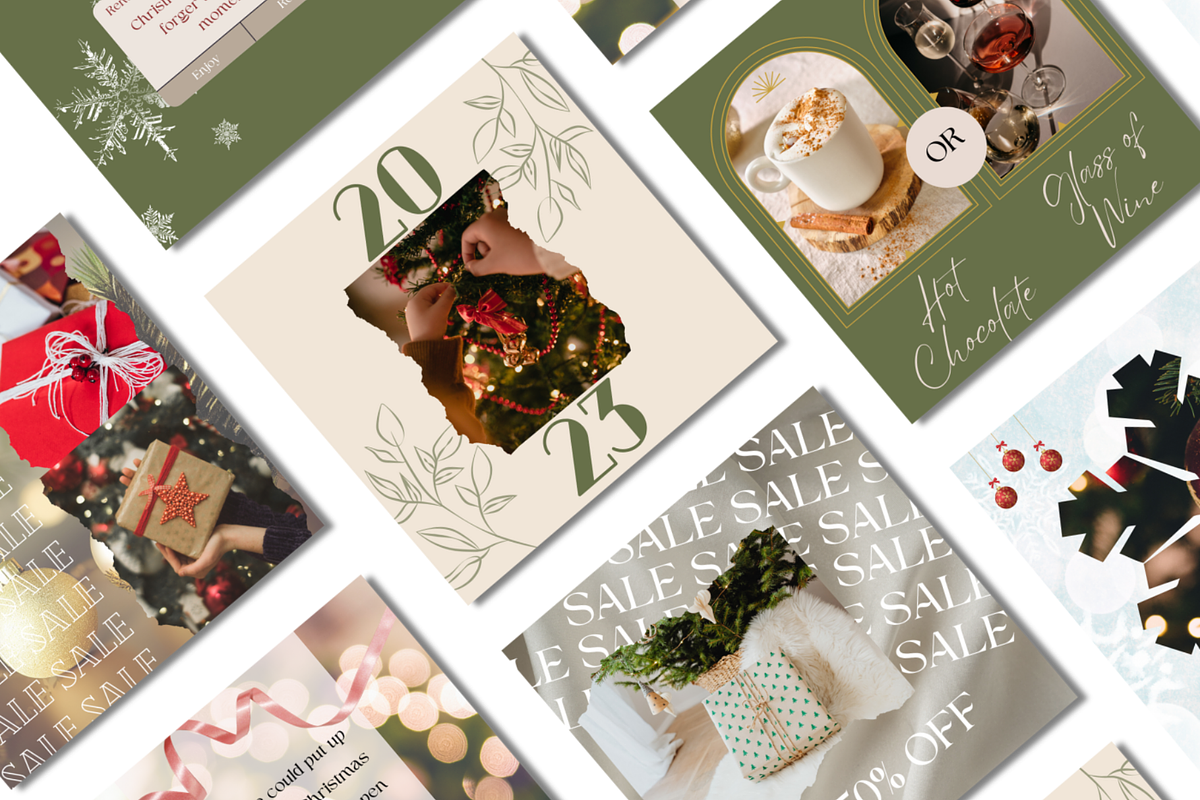 20 Instagram Post Templates - Xmas, an App Template by KarolinaKreations (Photo 4 of 5)