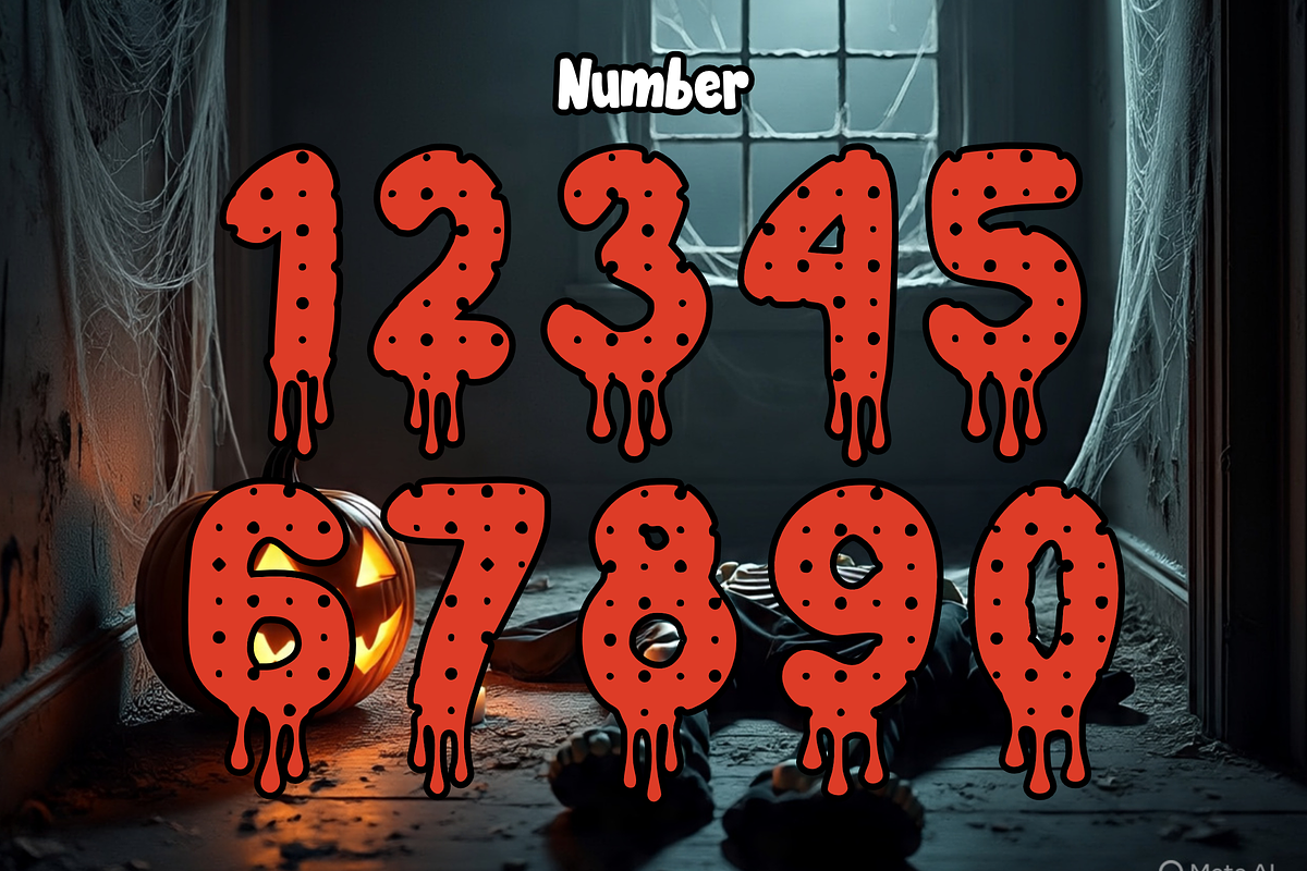 Halloween Blood - Spooky Font, a Sans Serif Font by KiddoGlyphs Studio (Photo 6 of 6)