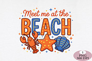 Meet Me At The Beach PNG, an Illustration by Daily.Designs (Thumbnail 1 of 5)
