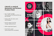 Tour - Instagram Puzzle Feed, a Social Media Template by Plan B (Thumbnail 4 of 6)