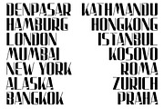 Atrago Creative Display Font, a Sans Serif Font by Artiveko (Thumbnail 6 of 8)