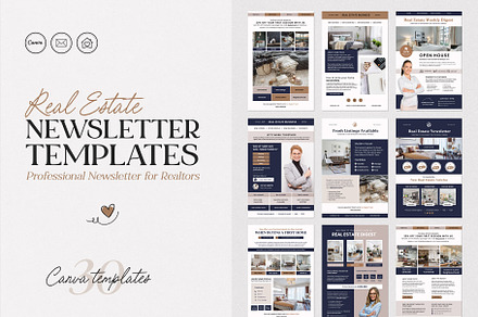 Real Estate Newsletter Templates, an Email Template by Emmartstudio