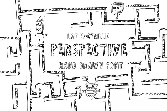 Perspective Font preview 8