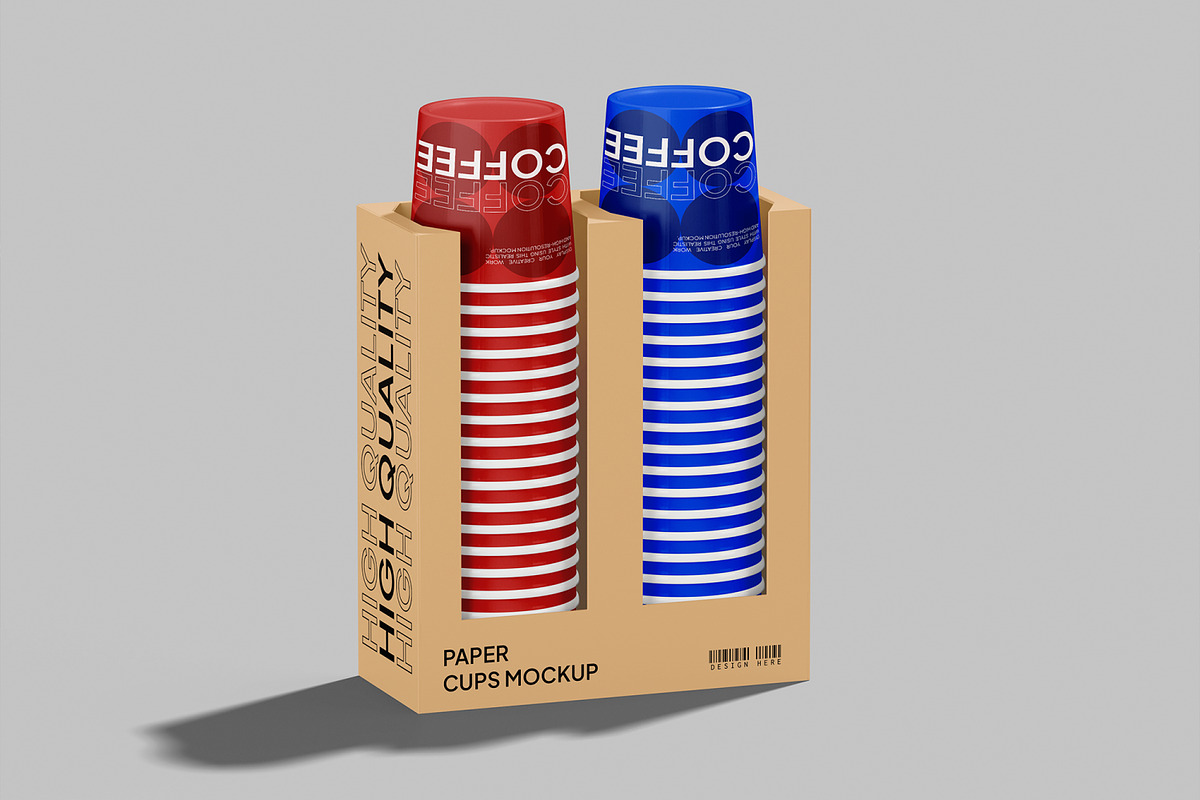 Cup Holder Mockup, a Cups & Container Mockup by Permadi Creative (Photo 2 of 3)