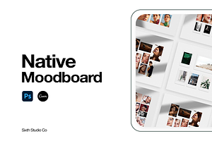 Native Mood Board | Canva Ps