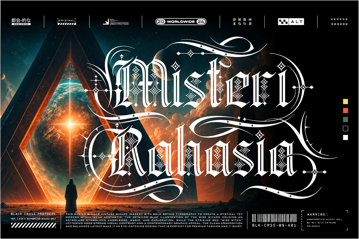 Magic Round Typeface, a Blackletter Font by alit design (Photo 8 of 18)