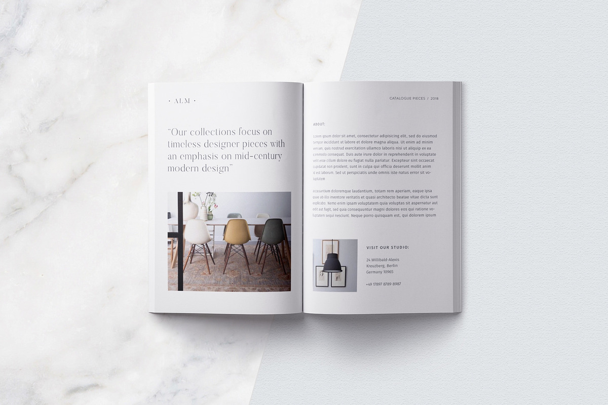 A La Mode Magazine/Brochure Template, a Brochure Template by Mindful Mapbooks Co. (Photo 9 of 12)