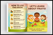 My First Fruits Book for Kids, a Stationery Template by Designmela01 (Thumbnail 6 of 8)