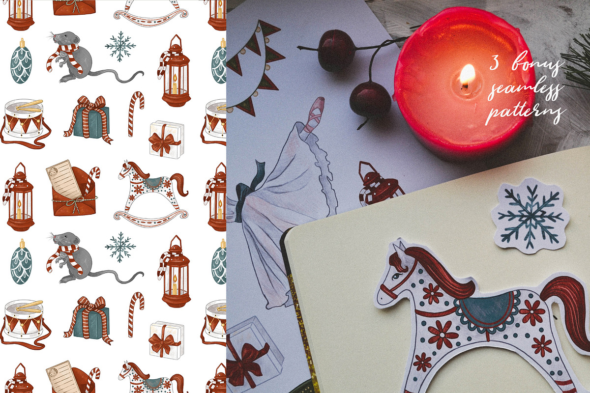 Nutcracker collection, a Decorative Illustration by Scarlet Heath Art (Photo 5 of 9)