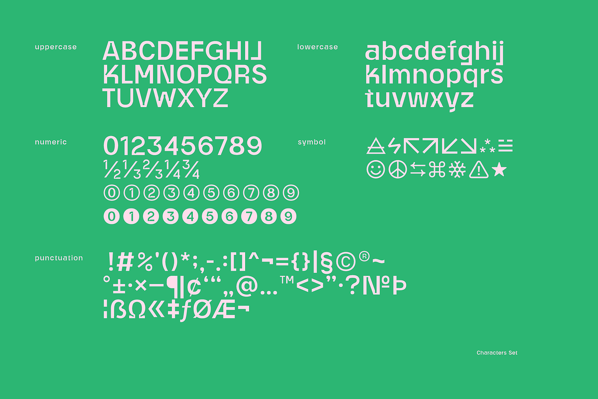 Jabogram Font, a Sans Serif Font by baqoos (Photo 9 of 9)