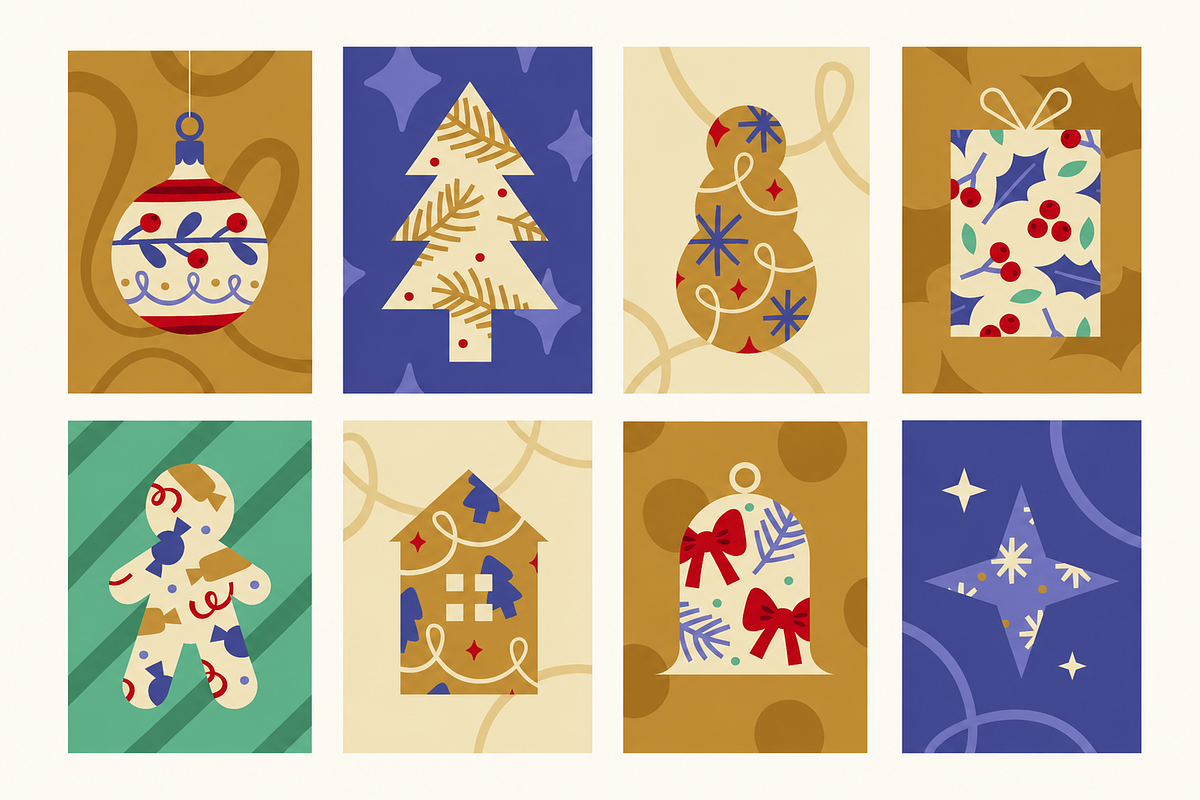 Christmas Decor Clipart, a Seasonal Illustration by Anna Studio (Photo 13 of 13)