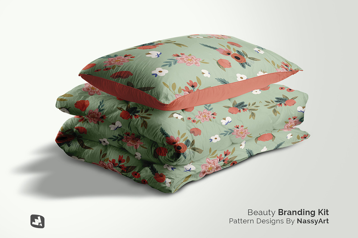 Duvet & Pillow Case Mockup, a Product Mockup by Designertale (Photo 8 of 11)