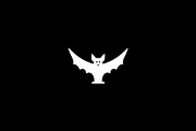 Bat Silhouette Vector, an Animal Illustration by Vectorium Studio (Thumbnail 2 of 4)