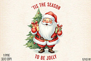 Tis the season to be jolly png, an Illustration by Designworld (Thumbnail 1 of 3)