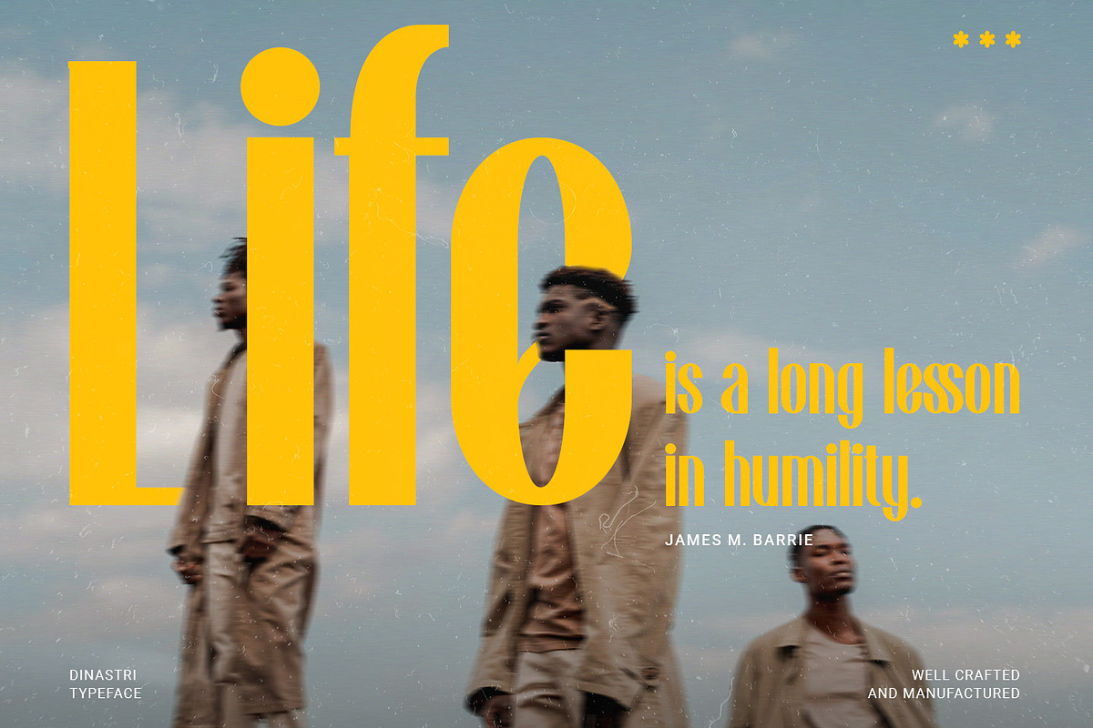 DINASTRI - Condensed Sans Serif, a Sans Serif Font by Mantra Naga (Photo 2 of 10)