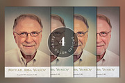 Retro Funeral Program Template, a Brochure Template by Godserv Designs (Thumbnail 5 of 5)