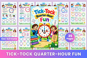 Tick-Tock Quarter-Hour Fun, a Stationery Template by Designmela01 (Thumbnail 1 of 6)