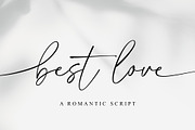 Best Love - A Romantic Font, a Script Font by MJB Letters (Thumbnail 11 of 12)