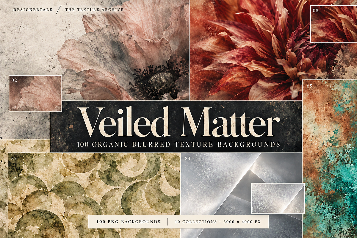 100 Organic Blurred Textures, a Background Graphic by Designertale (Photo 1 of 12)