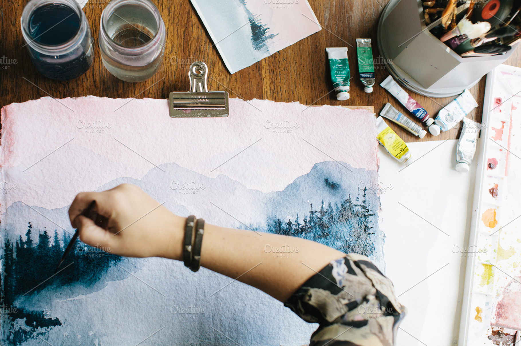 Watercolor Artist I, an Arts & Entertainment Photo by Heather Nash Photo