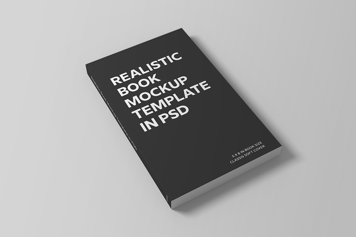Soft Cover Book Mockup, a Print Template by Petr Stránský (Photo 2 of 13)