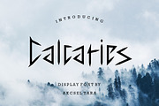 Calcaries - Display font, a Font by Akcsel Tara (Thumbnail 1 of 9)