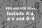Chunky Grunge OTF PNG SVG, a Symbol Font by DREAMs Soul G. (Thumbnail 4 of 4)