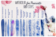 Baby Steps: Procreate Watercolor Set, a Brush Add-On by BooStudio (Thumbnail 9 of 10)