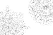 10 Relaxing Mandalas for Coloring, a Decorative Illustration by Soulprint Mercury (Thumbnail 5 of 6)