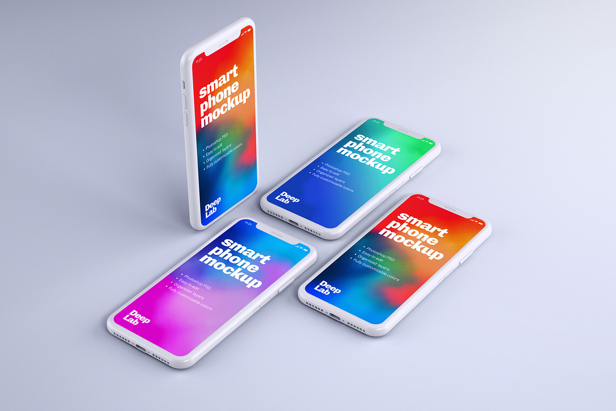 iPhone 11 Pro Clay Mockup Set, an iPhone Mockup by Deeplab (Photo 24 of 25)