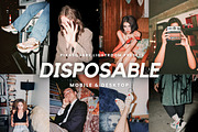 Disposable Film Lightroom Presets, a Preset Add-On by PixaSquare (Thumbnail 1 of 8)