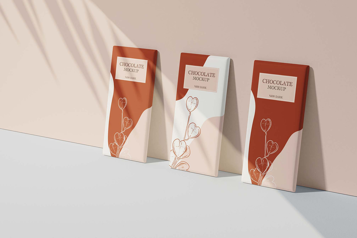 Chocolate Mockup Set, a Packaging Mockup by Mockup Line (Photo 7 of 13)