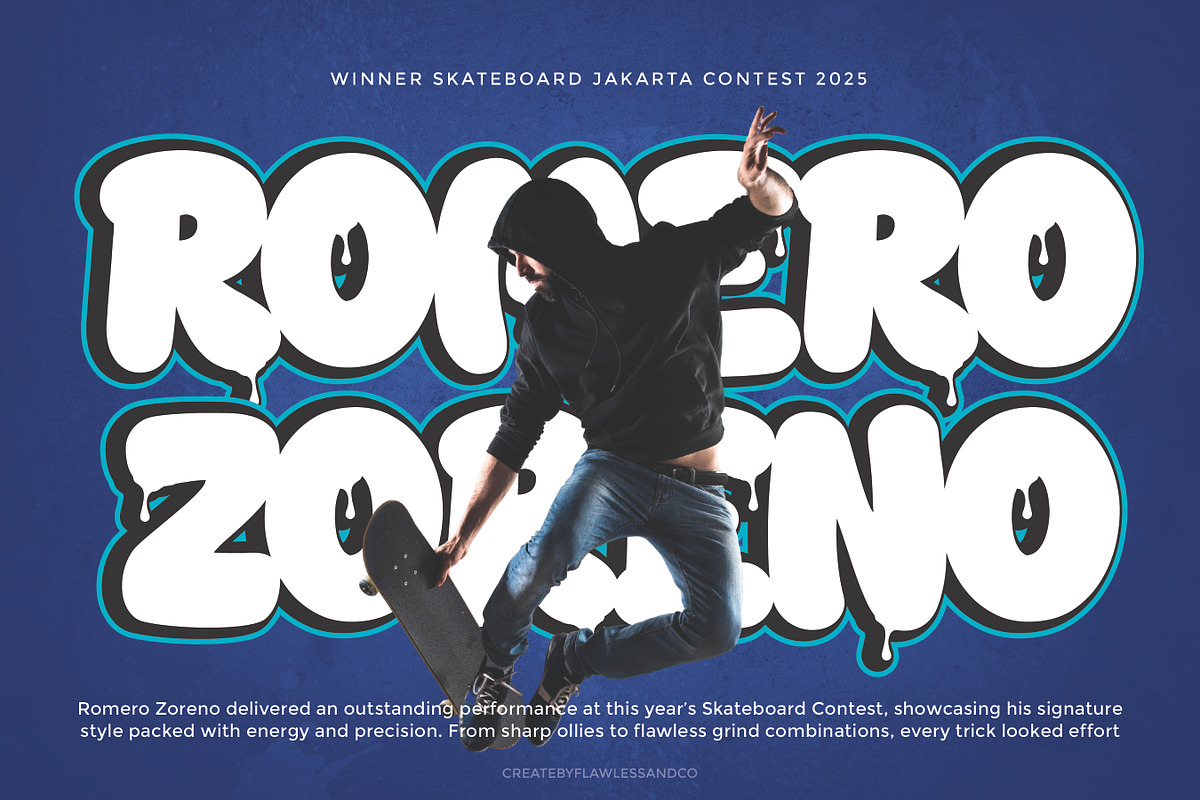 Whops - Graffiti Bubble Font, a Font by Flawless And Co (Photo 5 of 10)