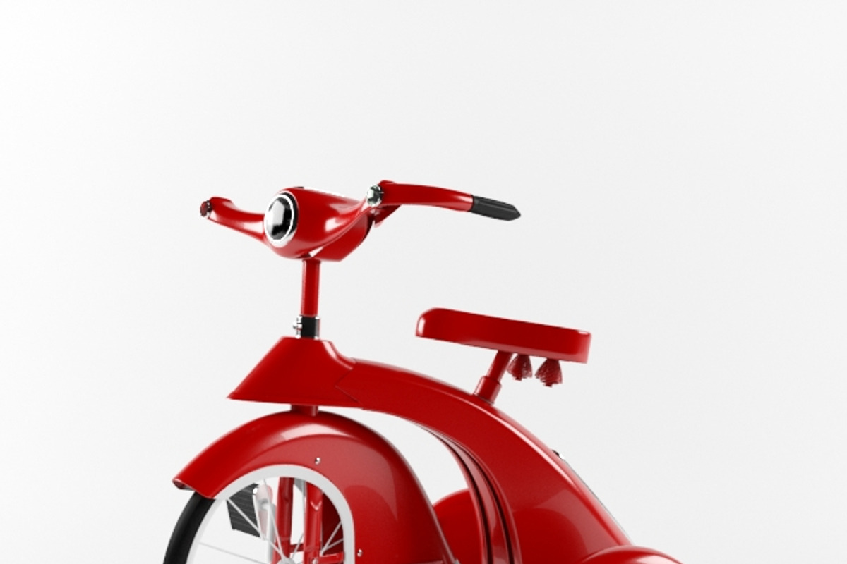 Bicycle Sky King 1936, a Cars & Vehicle 3D Model by Ksenia Zmey (Photo 1 of 3)