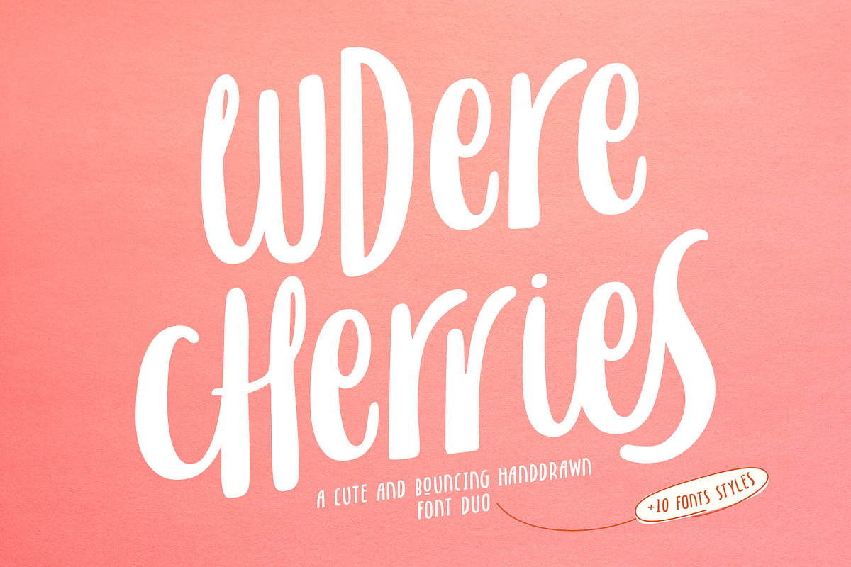 Cherries - 12 Fonts Styles, a Sans Serif Font by Dikas Studio (Photo 1 of 14)