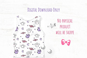 Coquette Halloween Seamless Patterns, a Pattern Graphic by ArtyCats (Thumbnail 3 of 5)