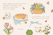 Cottagecore - Whimsy Summer clipart, a Decorative Illustration by Madiwaso (Thumbnail 2 of 9)