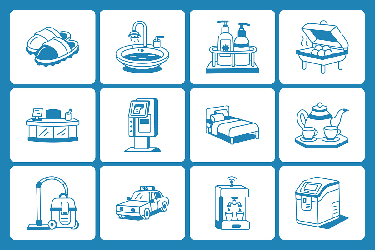 Hotel Doodle Icon Collection, an Outline Icon by Vectors Market (Photo 6 of 8)