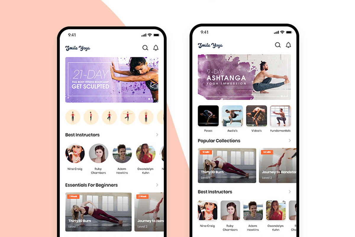 Smile Yoga UI Kit, an UI Kit Template by SyalUIUX (Photo 10 of 11)