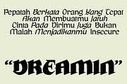 Vinicius - Gothic Inspire Typefamily, a Serif Font by Jehoo Creative (Thumbnail 4 of 12)