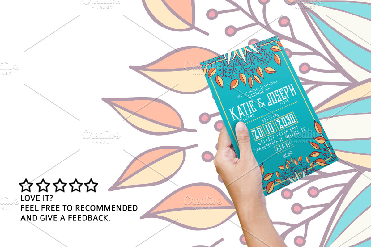 Wedding Invitation, an Invitation Template by Tiaga (Photo 4 of 4)