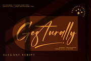 Gesturally, a Script Font by Wildan Type (Thumbnail 1 of 8)