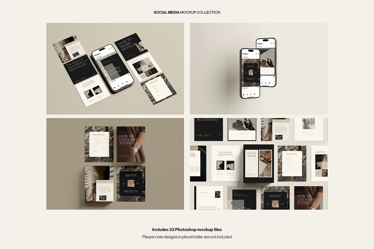MOYO - Social Posts & Square Mockups | Creative Market