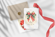 Christmas Decorative Bows Clipart, a Decorative Illustration by Vasmila (Thumbnail 2 of 6)