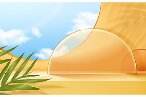 Yellow Tropical Summer Scene, a Marketing Template by TotallypicRF