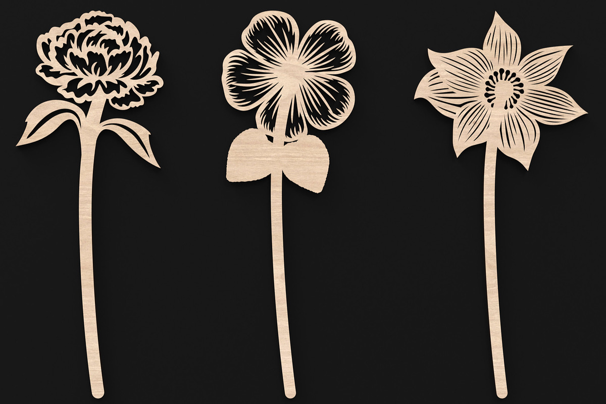 12 Birth Month Flowers, an Object Graphic by ThemeXDigital (Photo 2 of 8)